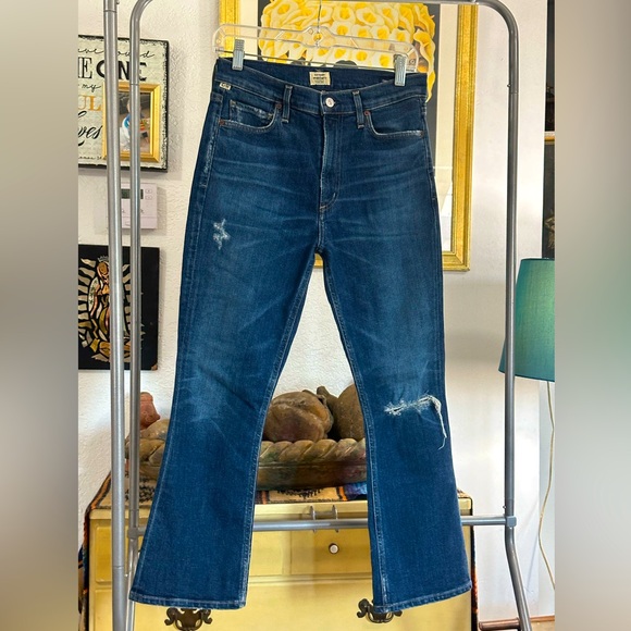 Citizens of Humanity Premium Vintage Demy Cropped Flare Jeans size 27 - Picture 1 of 7